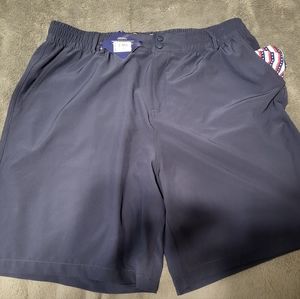 New Mens Burlebo shorts sz 2x Navy NWT